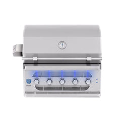 American Made Grills Muscle 36-Inch 5-Burner Built-In Hybrid Grill