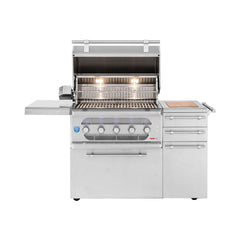 American Made Grills Muscle 36-Inch 5-Burner Freestanding Hybrid Grill