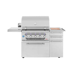 American Made Grills Muscle 36-Inch 5-Burner Freestanding Hybrid Grill