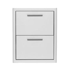 Blaze 16-Inch Stainless Steel Double Access Drawers