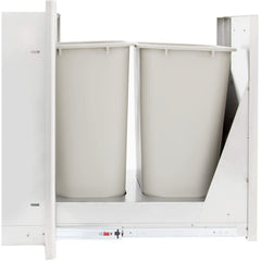 Blaze 20-Inch Stainless Steel Roll-Out Double Trash Cabinet