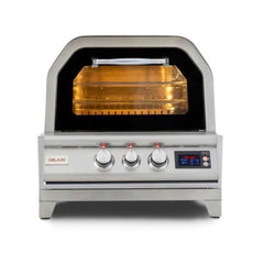 Blaze 26-Inch Countertop Outdoor Gas Pizza Oven with Rotisserie