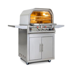 Blaze 26-Inch Freestanding Outdoor Gas Pizza Oven with Rotisserie
