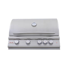 Blaze Premium LTE+ 32-Inch Marine-Grade 4-Burner Built-In Gas Grill with Infrared Rear Burner