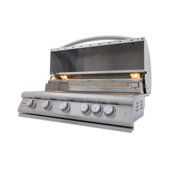Blaze Premium LTE+ 40-Inch 5-Burner Built-In Gas Grill with Infrared Rear Burner