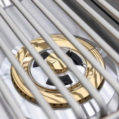 Blaze Premium LTE+ Built-In Stainless Steel Double Side Burner with Lid