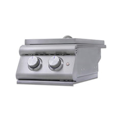 Blaze Premium LTE+ Built-In Stainless Steel Double Side Burner with Lid