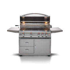 Blaze Professional LUX 4-Burner Freestanding Gas Grill with Infrared Rotisserie