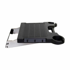 Broilmaster Black Side Shelf with Stainless Steel Drop Down Bracket