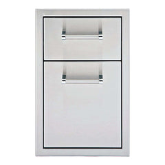 Delta Heat 13-Inch Stainless Steel Double Storage Drawers