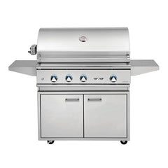 Delta Heat Premier 38-Inch 3-Burner Freestanding Gas Grill with Infrared Sear Zone & Rotisserie