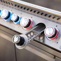 Napoleon Prestige PRO 825 6-Burner Built-In Gas Grill with Infrared Sizzle Zone & Rotisserie