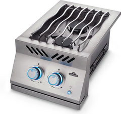 Built-in 700 Series Inline Dual Range Top Burner - with Stainless Steel Cover