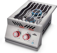 Built-in 700 Series Inline Dual Range Top Burner - with Stainless Steel Cover