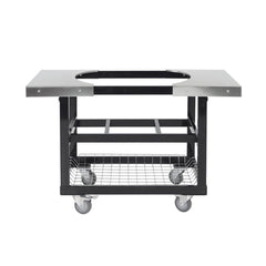 Primo Grill Cart with Stainless Steel Shelves for Junior Oval Grills