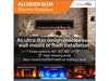 SimpliFire Allusion Slim Linear Fireplace
