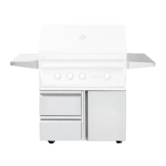 Twin Eagles Grill Base with Storage Drawers for 36-Inch Gas Grills