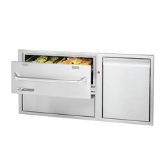Twin Eagles 42-Inch Built-In Electric Warming Drawer Combo
