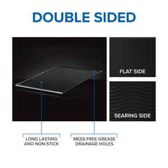 Napoleon 2-Sided Porcelain-Enameled Cast Iron Griddle