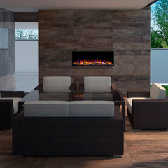 SimpliFire Forum Outdoor Linear Fireplace