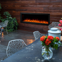SimpliFire Forum Outdoor Linear Fireplace
