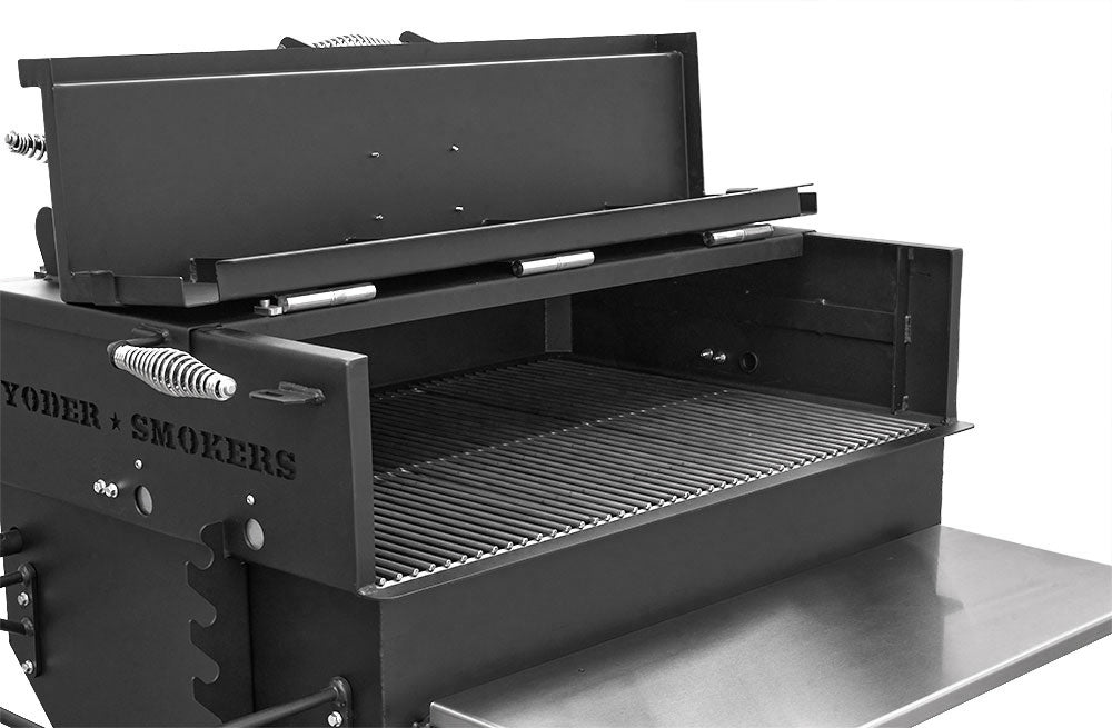Yoder Fireplace Yoder Smokers Flat Top Charcoal Grill – Marx Fireplaces & Lighting
