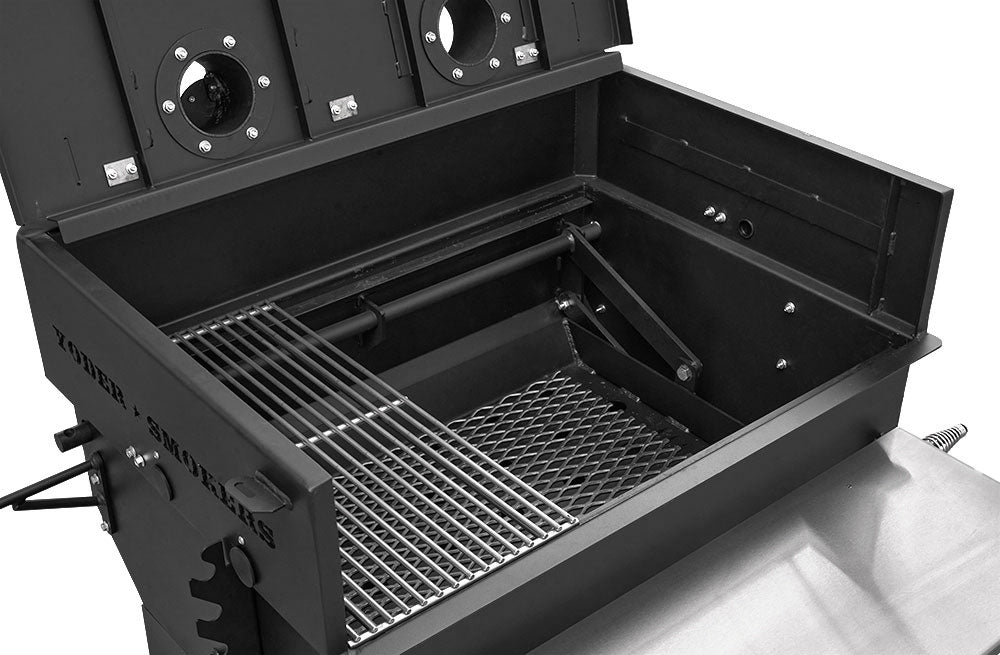 Yoder Fireplace Yoder Smokers Flat Top Charcoal Grill – Marx Fireplaces & Lighting