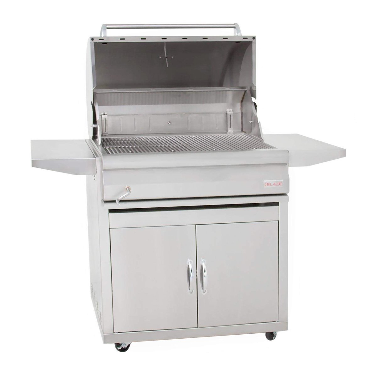 Blaze 32-Inch Freestanding Charcoal Grill with Adjustable Charcoal Tray