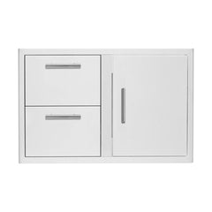 Blaze 32-Inch Stainless Steel Access Door & Double Drawer Combo