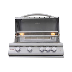 Blaze Premium LTE+ Marine-Grade 4-Burner Freestanding Gas Grill with Infrared Rear Burner