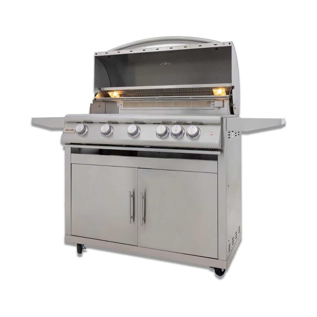 Blaze Premium LTE+ 5-Burner Freestanding Gas Grill with Infrared