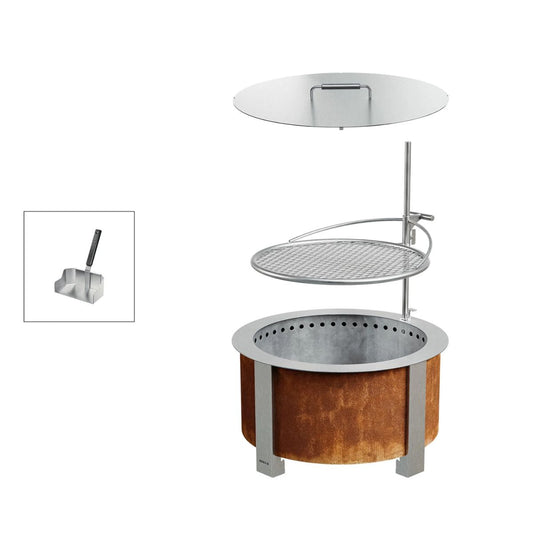 Breeo X Series Fire Pit Grilling Bundle 1200