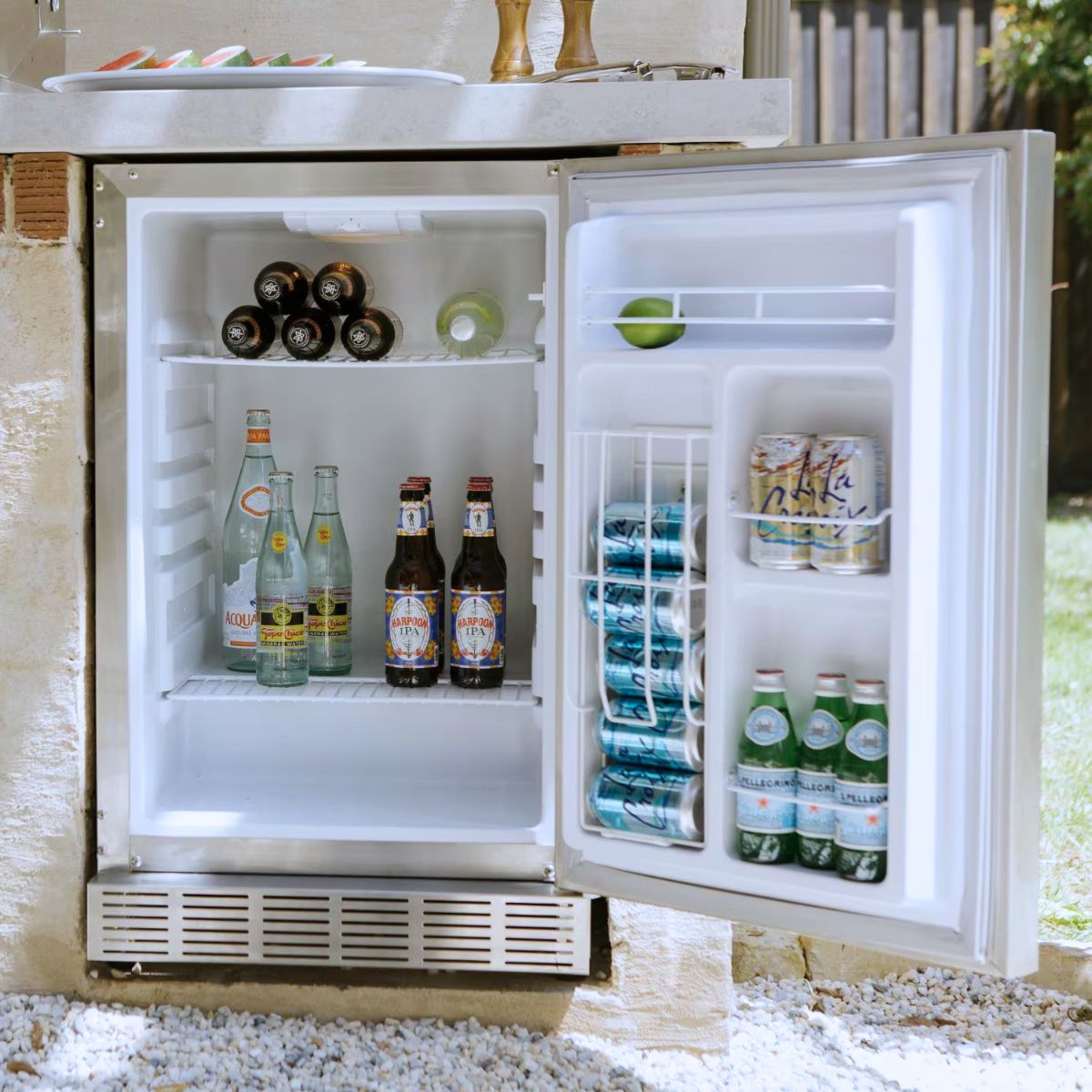 Coyote 21-Inch Built-in Outdoor-Rated Refrigerator