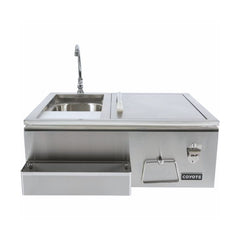 Coyote 30-Inch Stainless Steel Refreshment Center