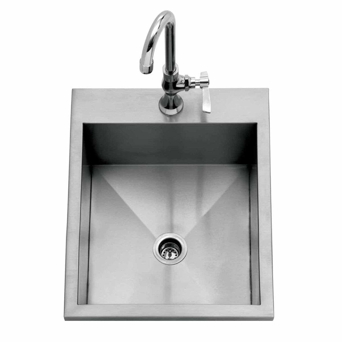 Delta Heat 15-Inch Drop-In Bar Sink with Faucet