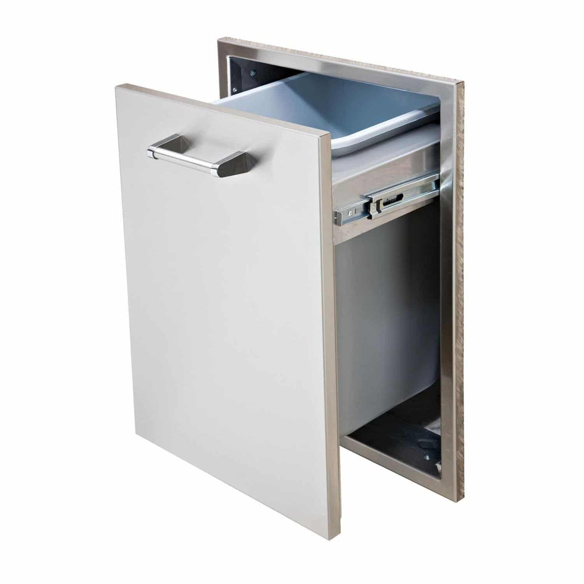 Delta Heat 18-Inch Stainless Steel Roll-Out Trash Cabinet