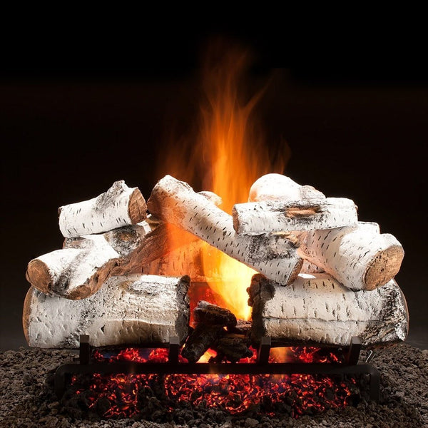 Hargrove Aspen Timbers Vented Gas Log Set – Marx Fireplaces & Lighting
