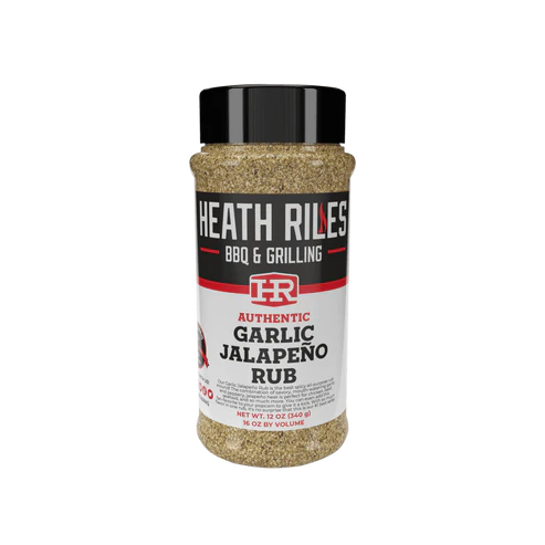 Heath Riles Garlic Jalapeno Rub - 12 oz