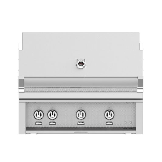 Hestan 36-Inch 3-Burner Built-In Gas Grill with Sear Burner & Rotisserie 1200