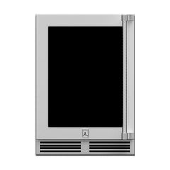 Hestan 5.0 cu. ft. Dual-Zone Glass Door Refrigerator with Wine Storage