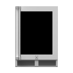 Hestan 5.0 cu. ft. Dual-Zone Glass Door Refrigerator with Wine Storage