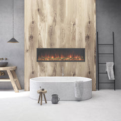 Modern Flames 56-Inch Landscape Pro Slim Built-In Electric Fireplace