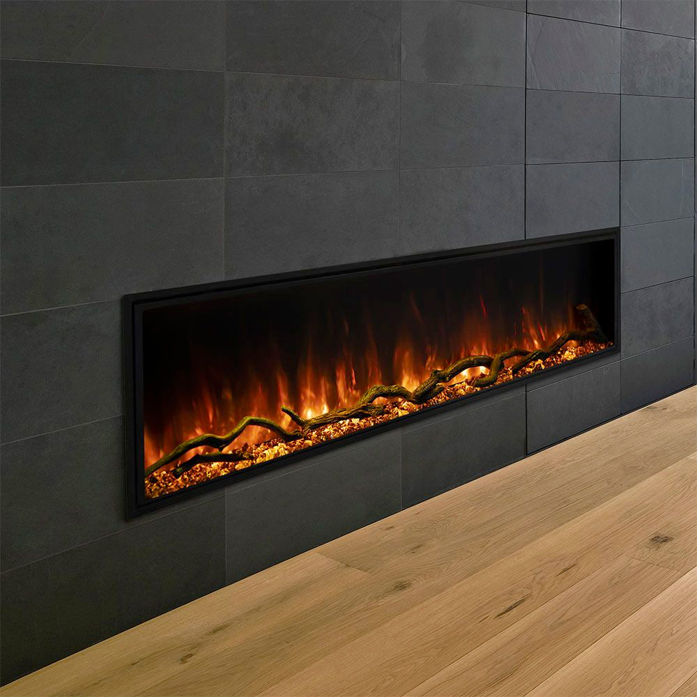 Modern Flames 80-Inch Landscape Pro Slim Built-In Electric Fireplace