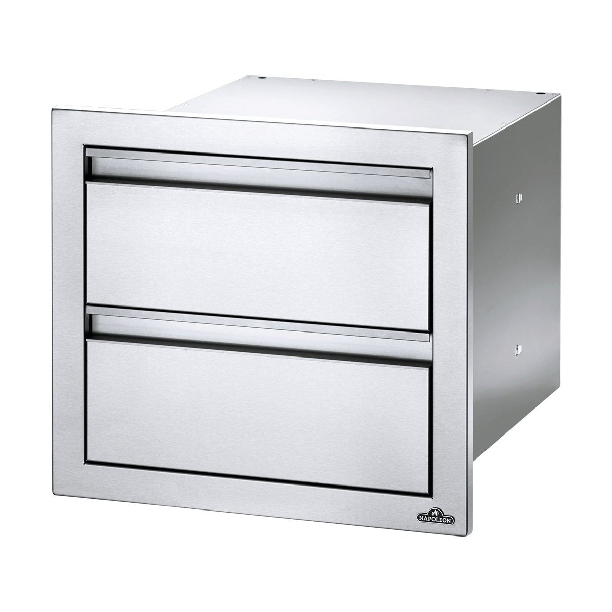 Napoleon 18-Inch Stainless Steel Double Storage Drawers