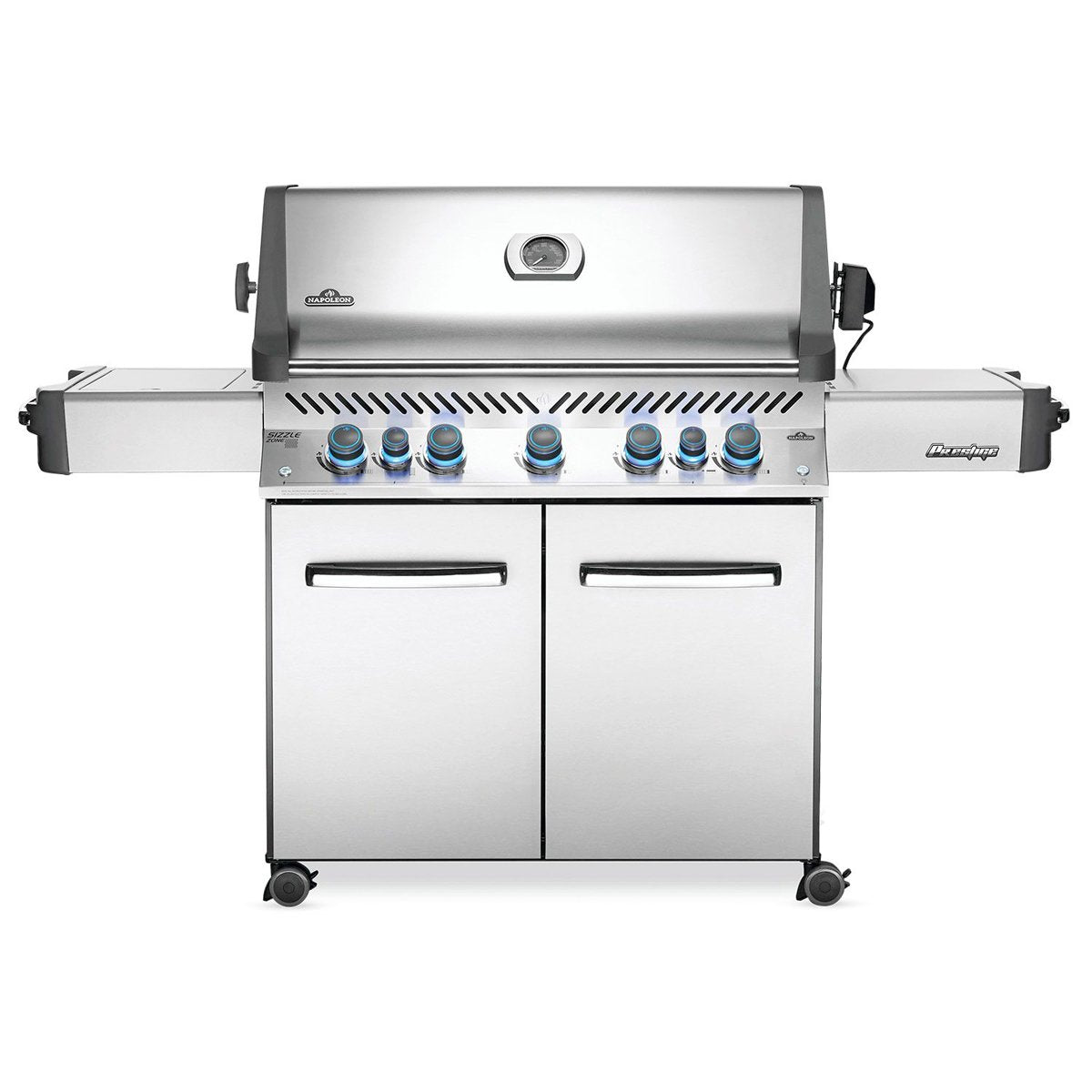 Napoleon Prestige 665 5-Burner Freestanding Gas Grill with Infrared Side Burner & Rotisserie