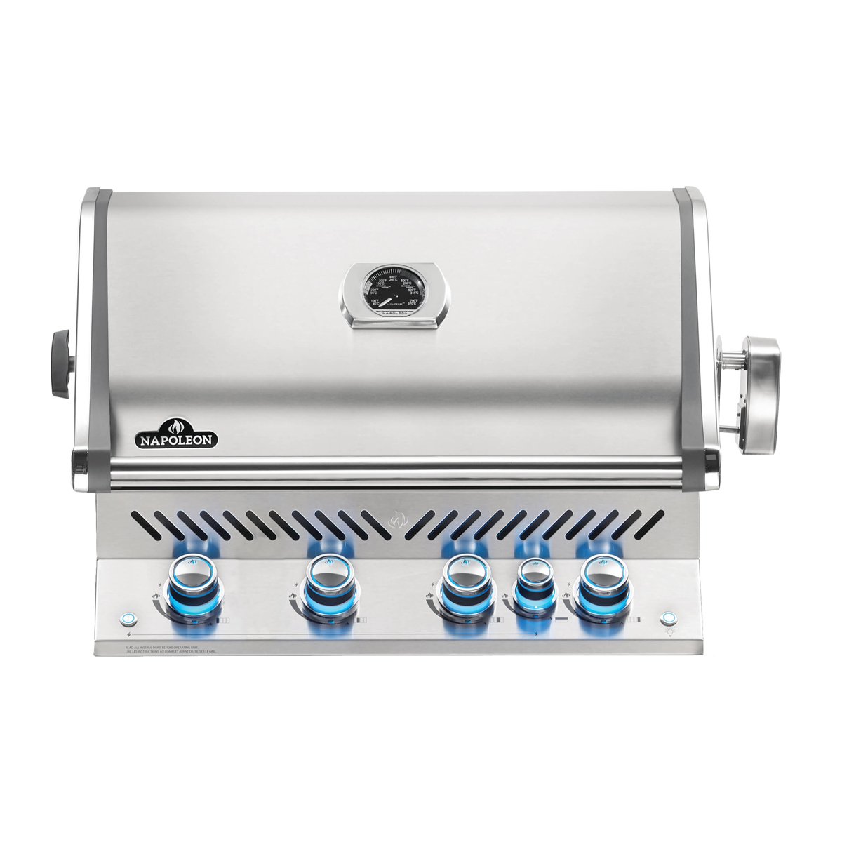 Napoleon Prestige PRO 500 4-Burner Built-In Gas Grill with Infrared Rotisserie