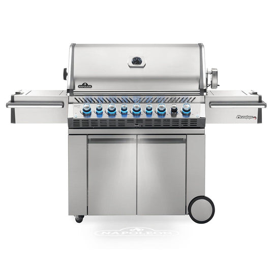 Napoleon Prestige PRO 665 5-Burner Freestanding Gas Grill with Infrared Side Burner & Rotisserie 1200