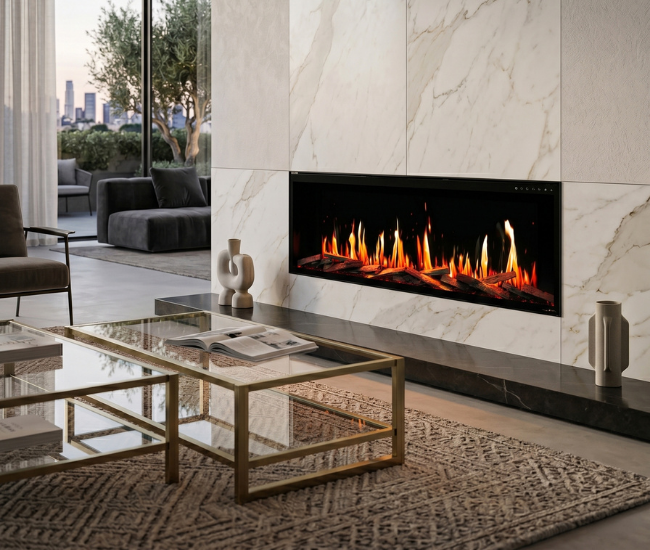 Modern Flames Orion V2 52-Inch Slim Linear Electric Fireplace - lifestyle