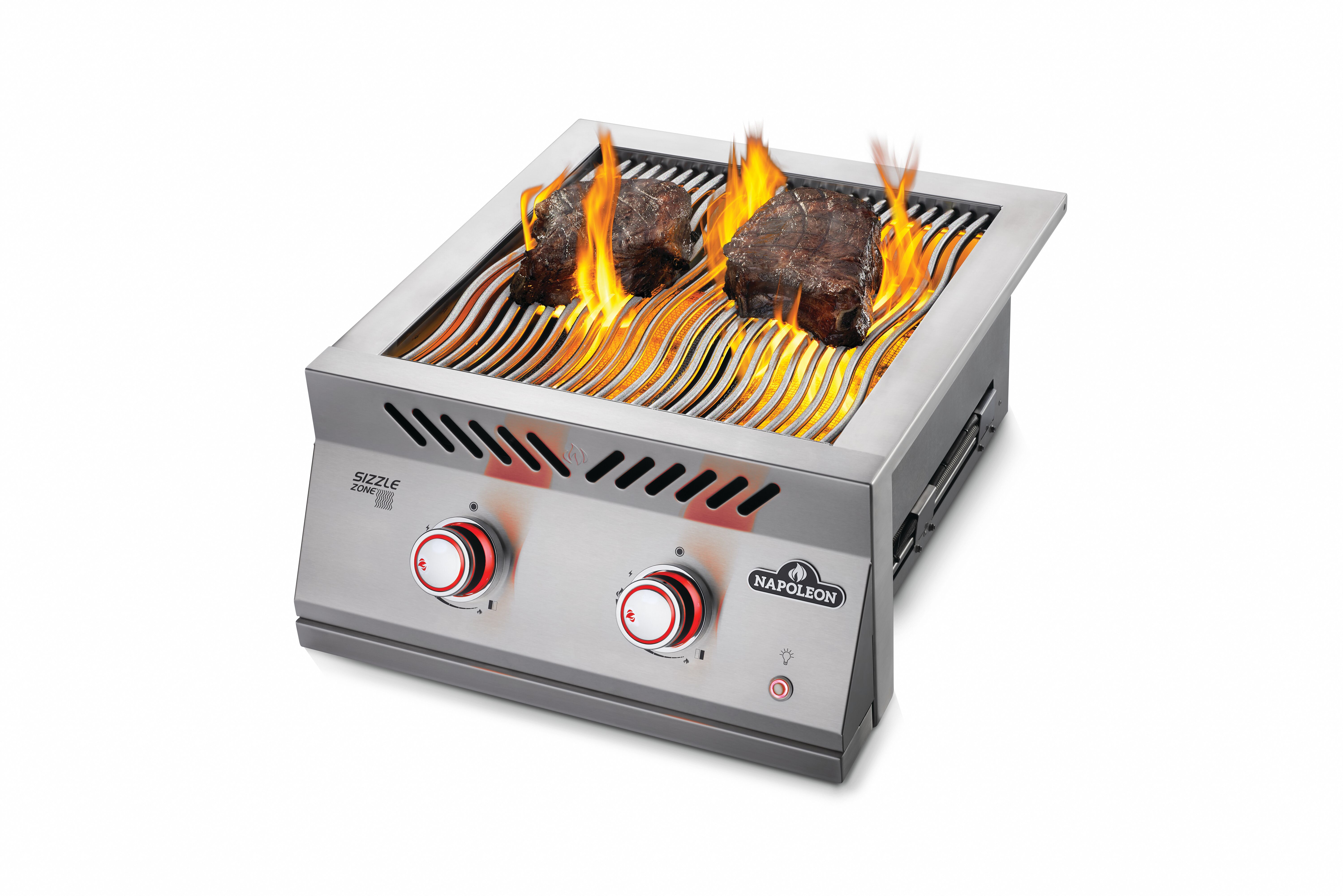 Built-in 700 Series Dual Infrared Burner - with Stainless Steel Cover