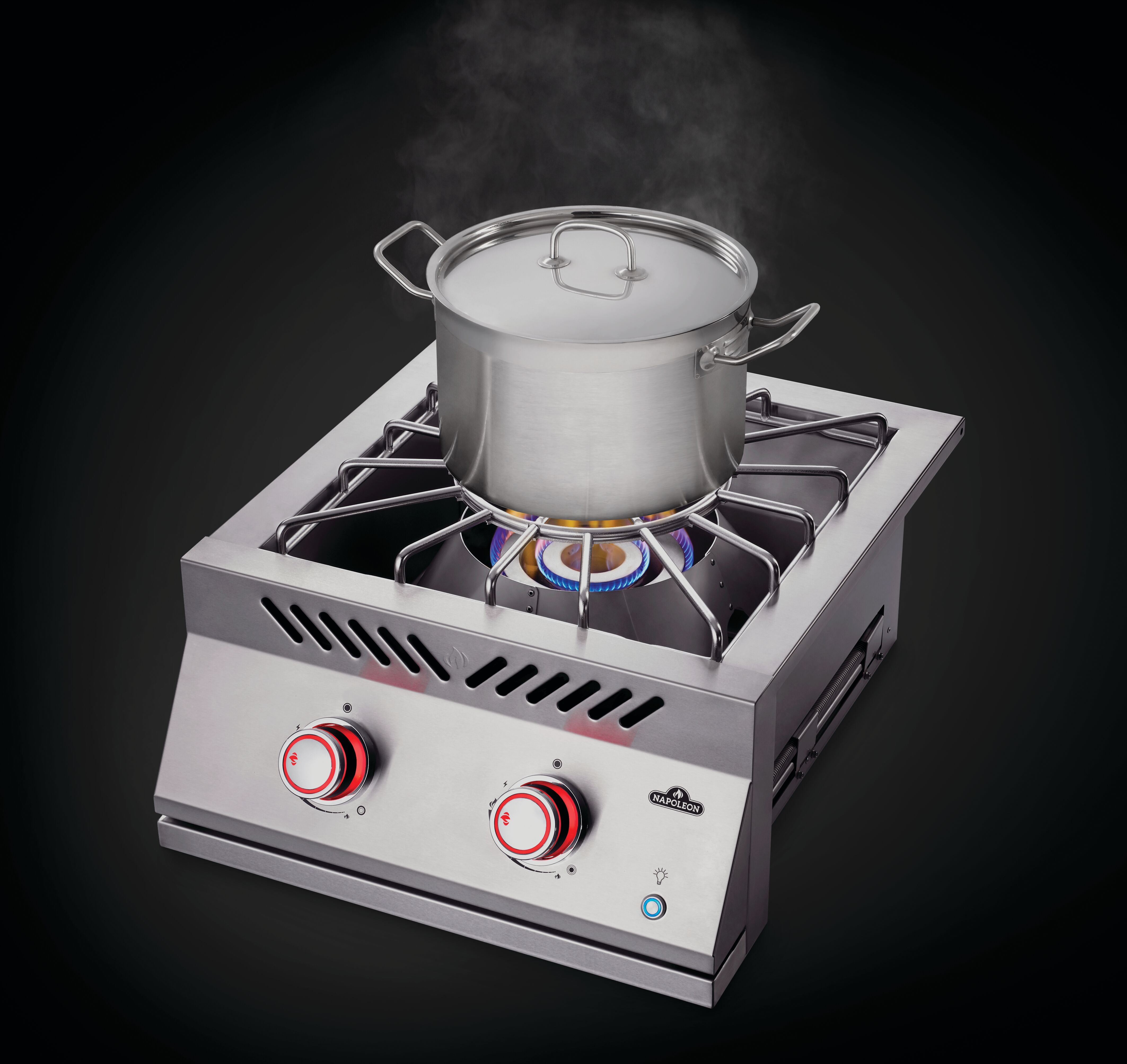 Built-in 700 Series Dual Infrared Burner - with Stainless Steel Cover
